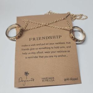 Dogeared Gold Dipped Friendship Necklaces